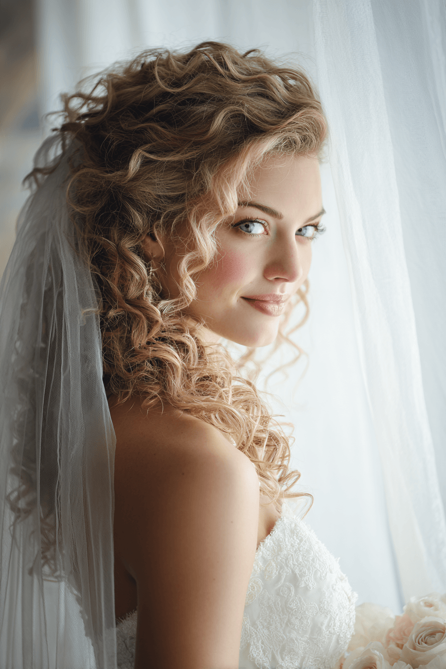 27 Stunning Curly Hair Wedding Styles for Every Bride