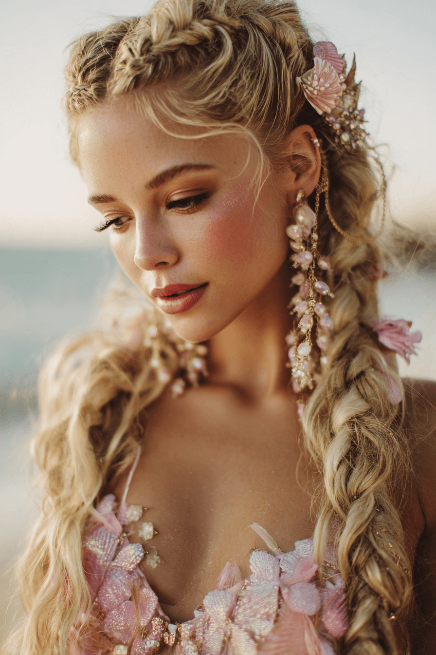 27 Effortless Beach Wedding Hairstyles for a Natural Bridal Glow
