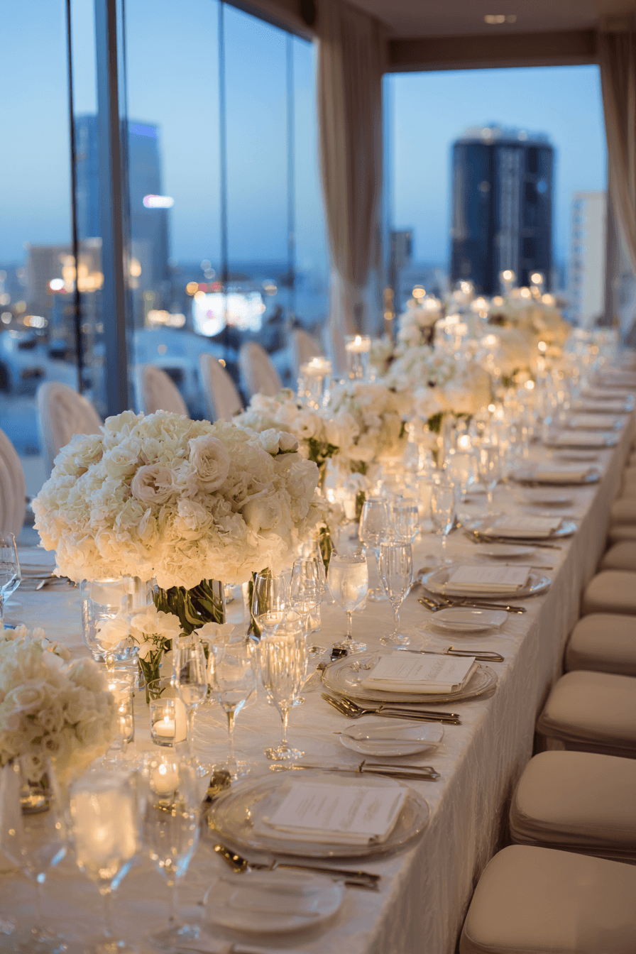 27 Breathtaking Rooftop Wedding Reception Ideas You'll Love