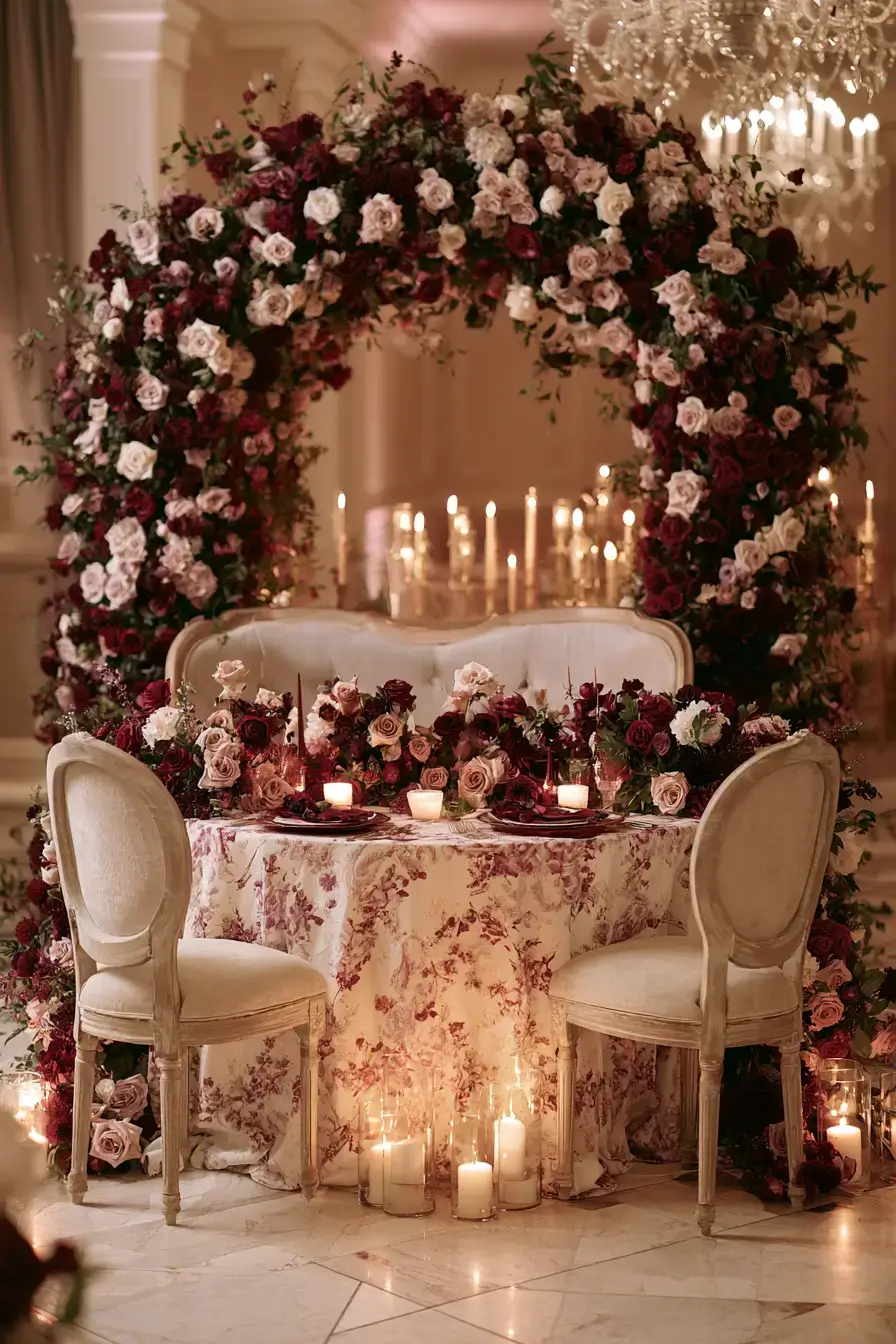 27 Beautiful Burgundy and Blush Wedding Color Combinations
