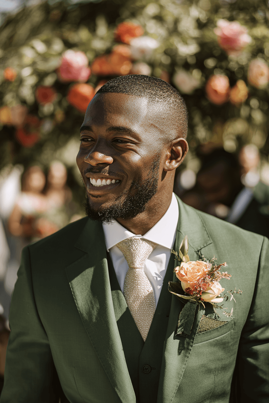 27 Green Groom Attire Combinations for a Sophisticated Wedding
