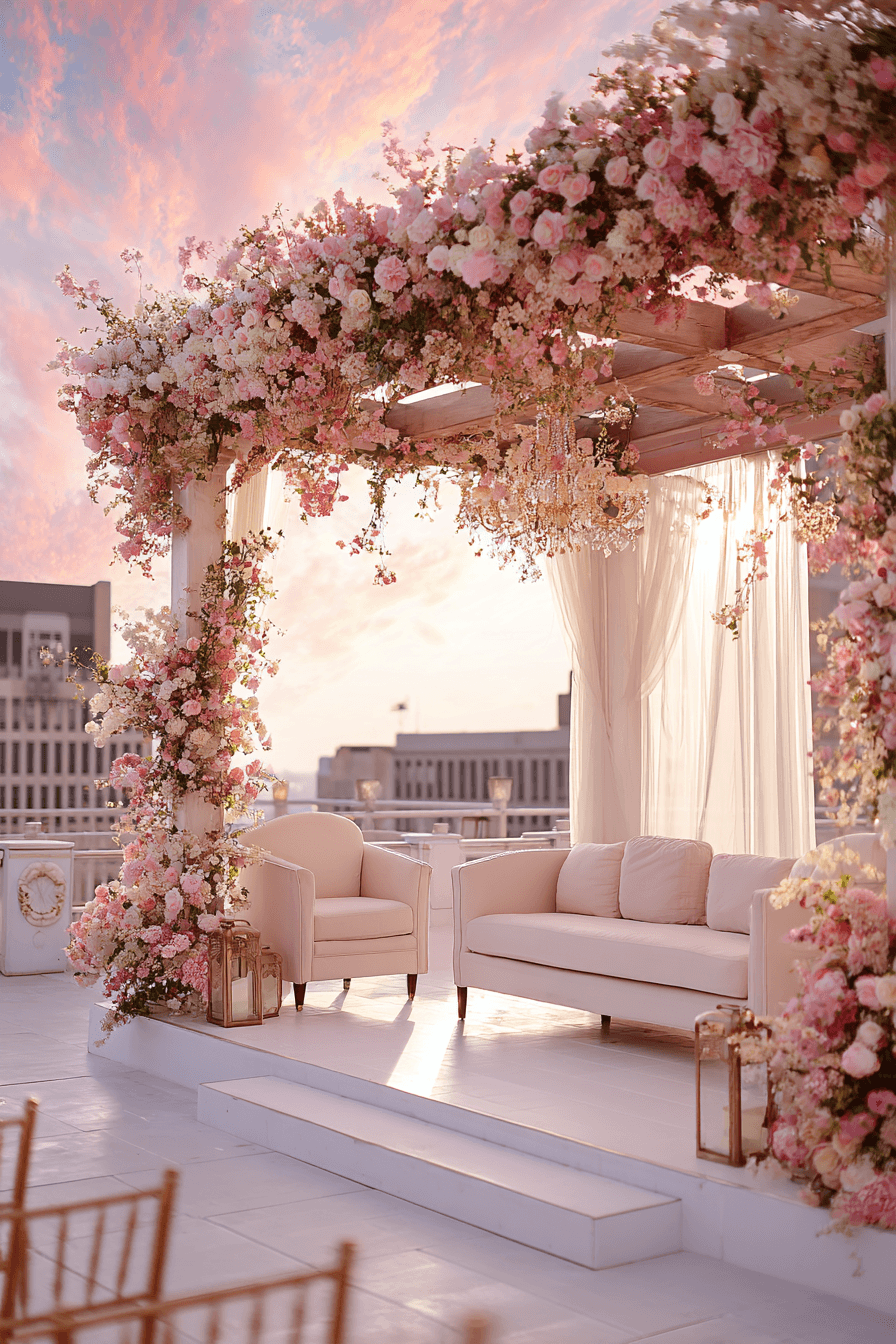 27 Breathtaking Rooftop Wedding Reception Ideas You'll Love
