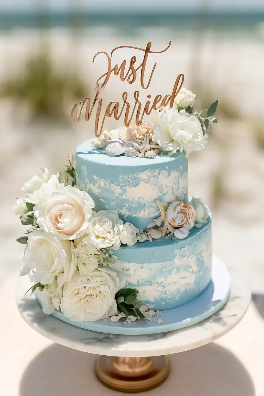 27 Elegant Just Married Cake Ideas for a Picture Perfect Reception