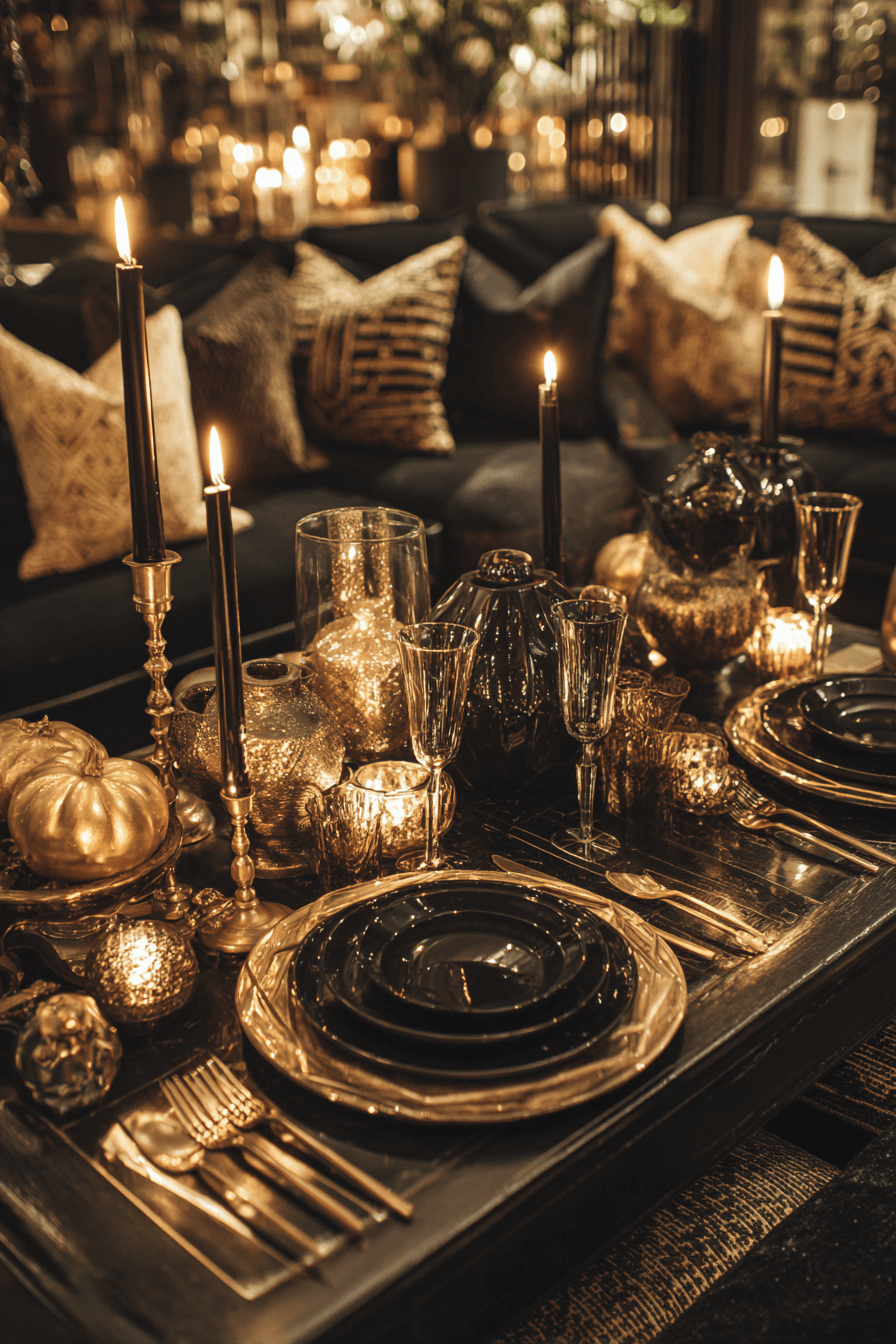 27 Fabulous Black and Gold Dinner Party Ideas for a Glamorous Celebration