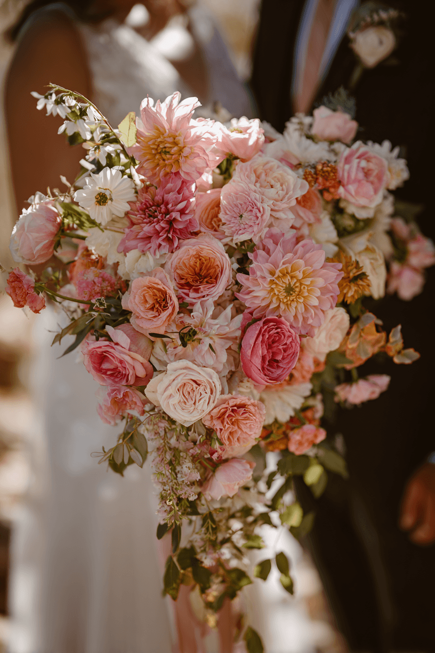 27 Beautiful Cascading Wedding Bouquets for Your Dream Wedding