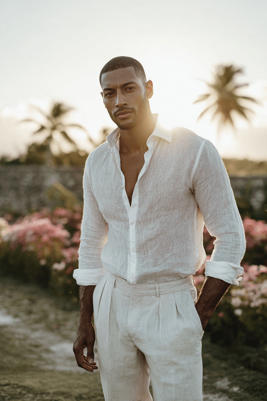 27 Beach Wedding Outfit Ideas for Men That Look Effortlessly Stylish