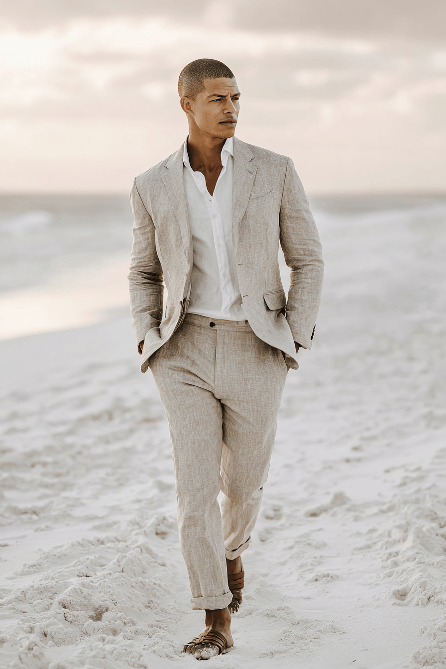 27 Beach Wedding Outfit Ideas for Men That Look Effortlessly Stylish