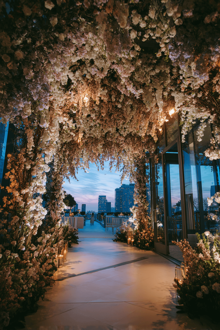 27 Breathtaking Rooftop Wedding Reception Ideas You'll Love