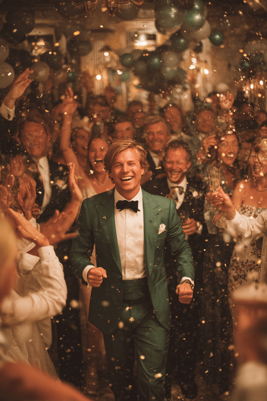 27 Green Groom Attire Combinations for a Sophisticated Wedding