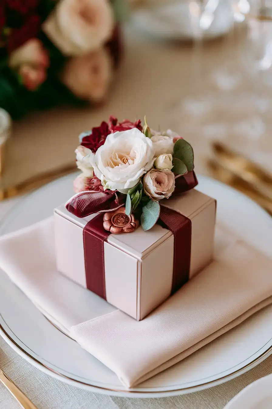 27 Beautiful Burgundy and Blush Wedding Color Combinations