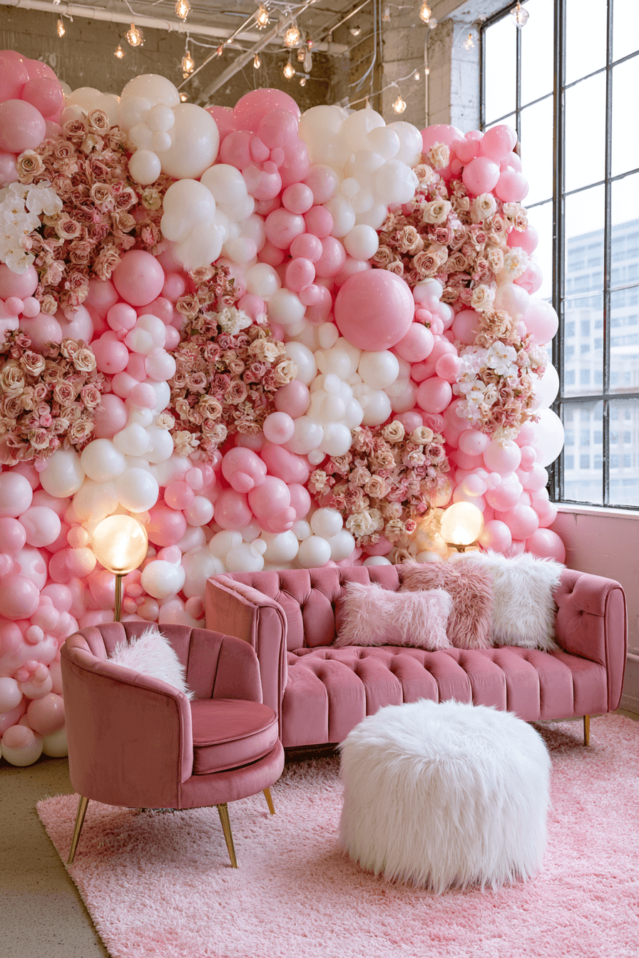 27 Pink and White Birthday Decor Ideas for an Elegant Celebration