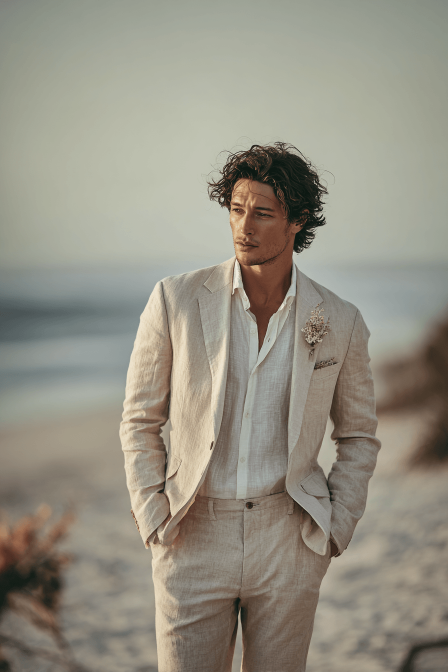 27 Beach Wedding Outfit Ideas for Men That Look Effortlessly Stylish