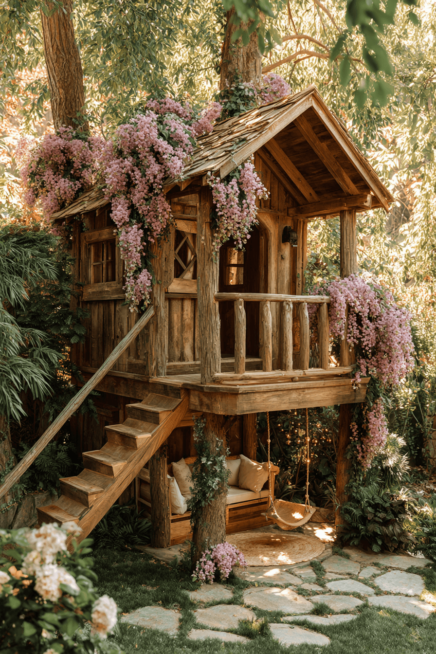 27 Amazing Children's Garden Play Areas That Spark Imagination