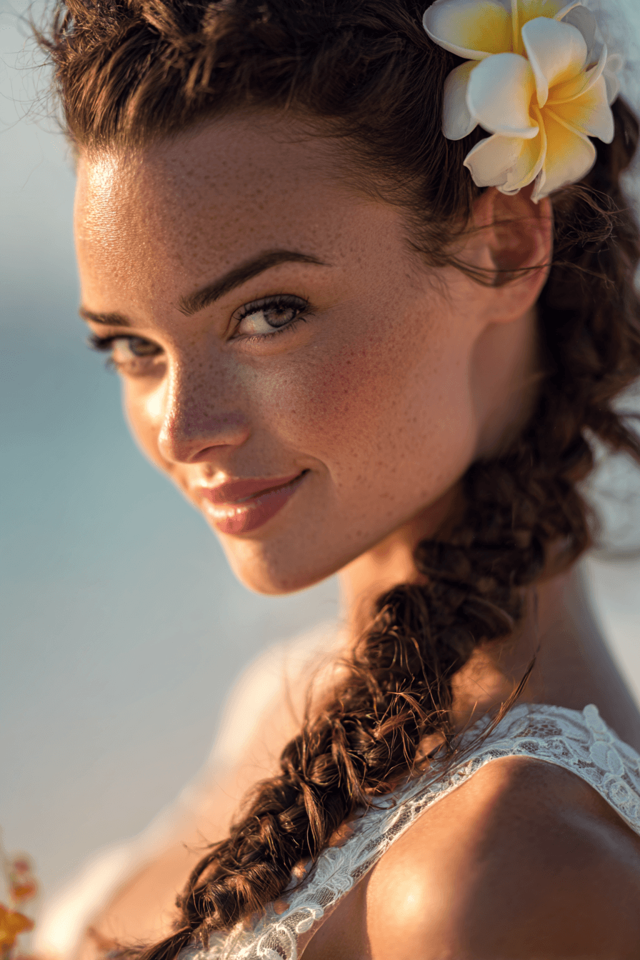 27 Effortless Beach Wedding Hairstyles for a Natural Bridal Glow