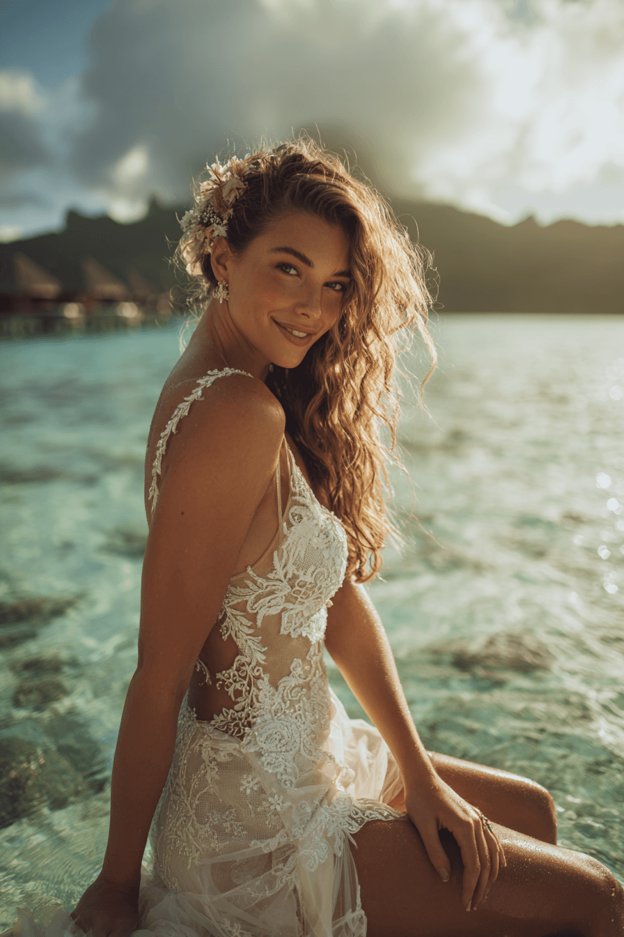 27 Effortless Beach Wedding Hairstyles for a Natural Bridal Glow