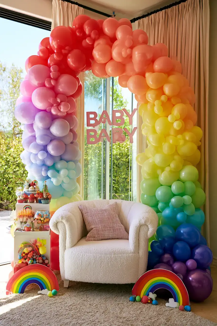 27 Beautiful Rainbow Baby Shower Ideas for a Joyful Celebration