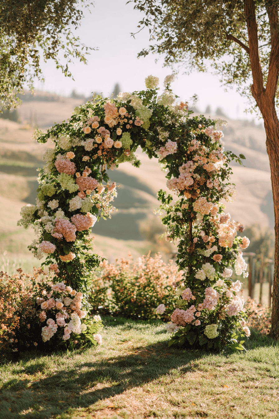 27 Floral Arch Wedding Ideas to Create the Ultimate Ceremony Backdrop