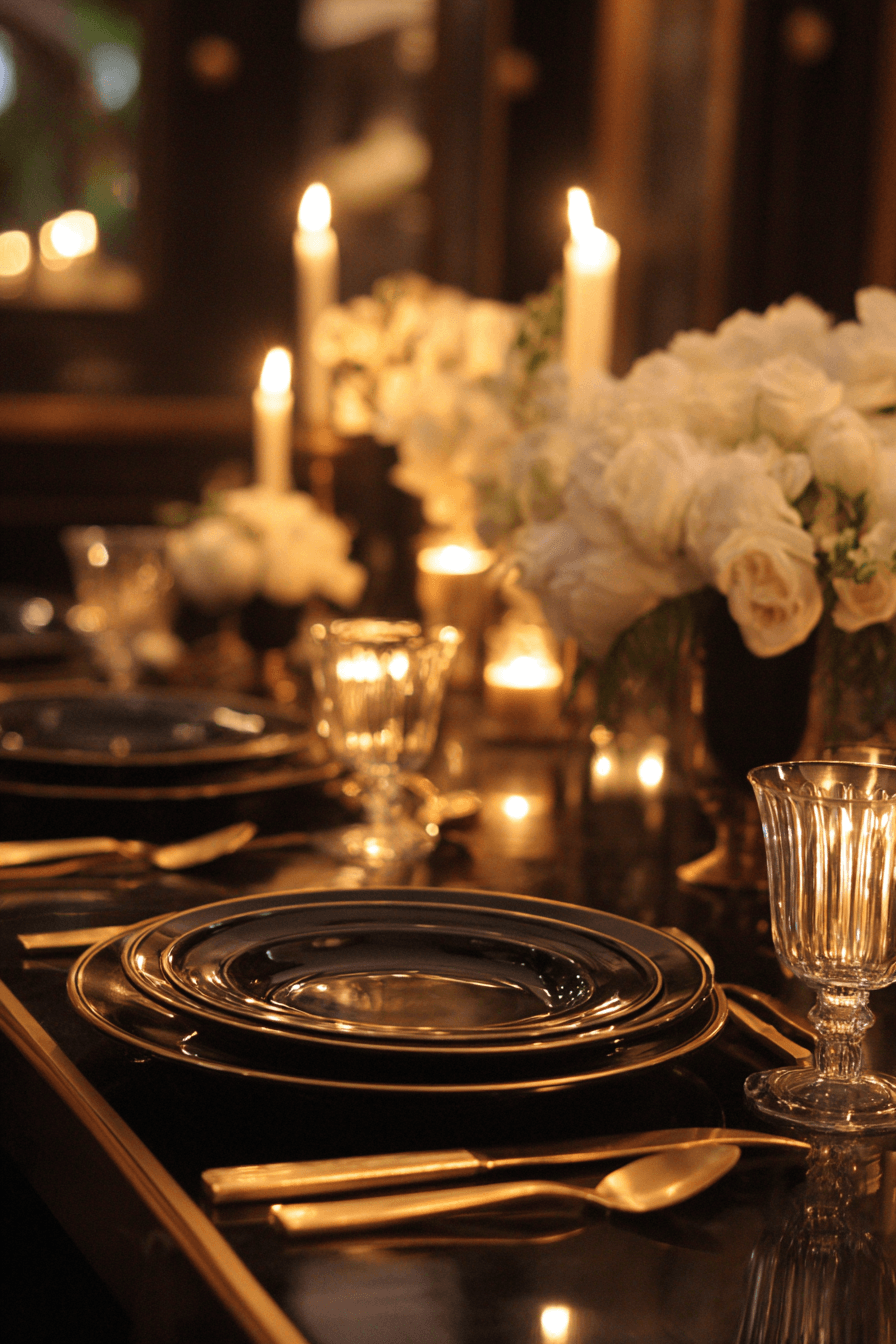 27 Fabulous Black and Gold Dinner Party Ideas for a Glamorous Celebration