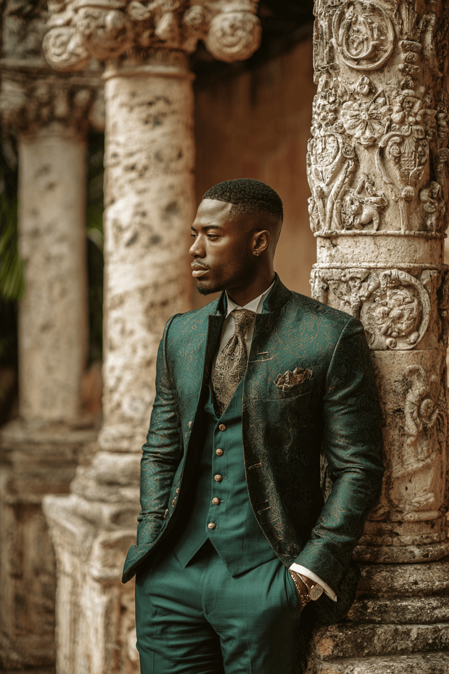 27 Green Groom Attire Combinations for a Sophisticated Wedding