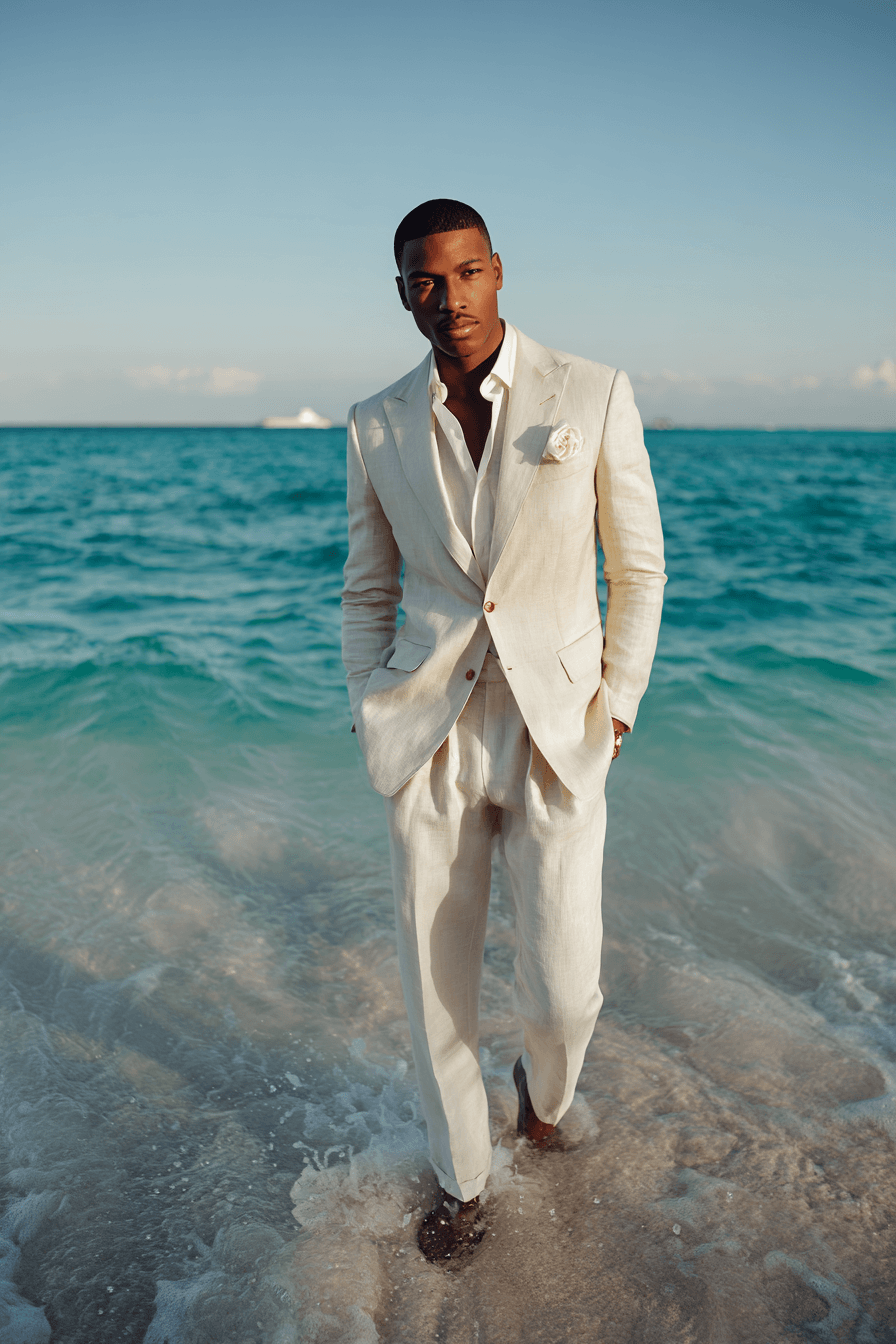 27 Beach Wedding Outfit Ideas for Men That Look Effortlessly Stylish