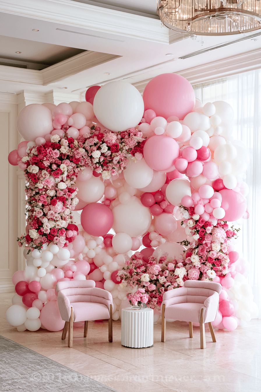 27 Pink and White Birthday Decor Ideas for an Elegant Celebration