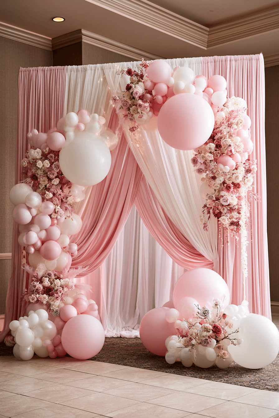 27 Pink and White Birthday Decor Ideas for an Elegant Celebration