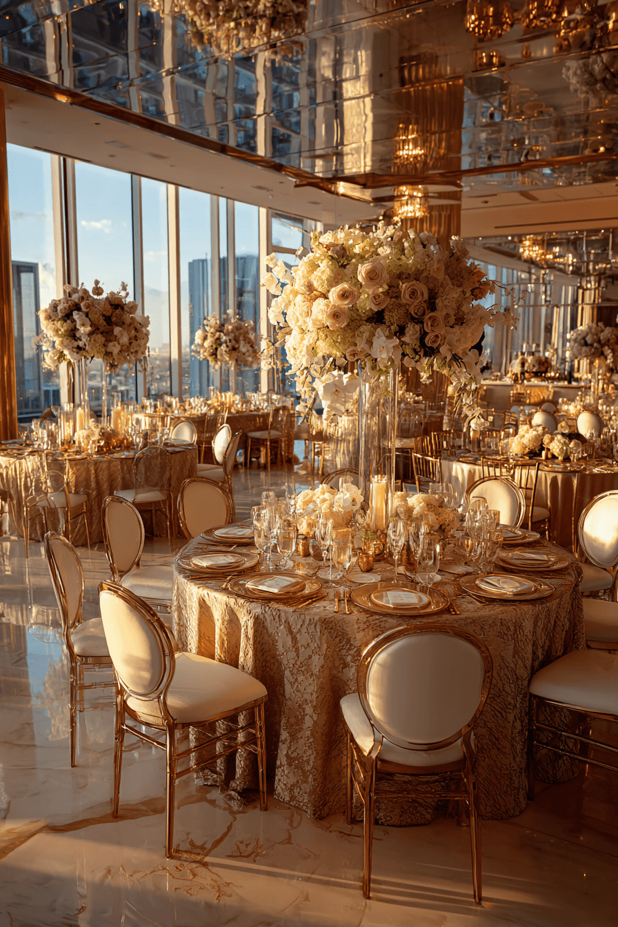 27 Breathtaking Rooftop Wedding Reception Ideas You'll Love
