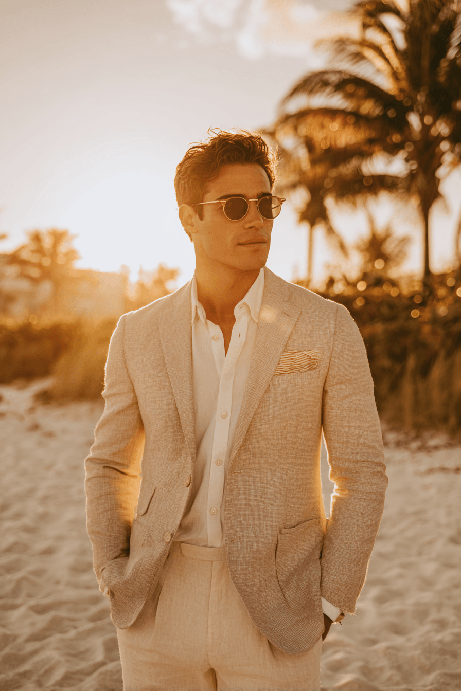 27 Beach Wedding Outfit Ideas for Men That Look Effortlessly Stylish