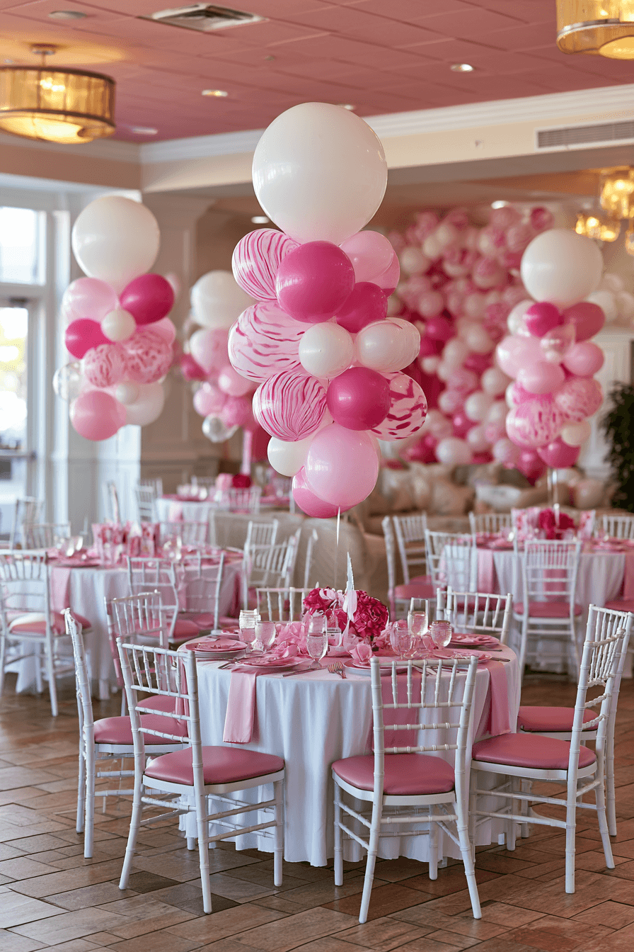 27 Pink and White Birthday Decor Ideas for an Elegant Celebration
