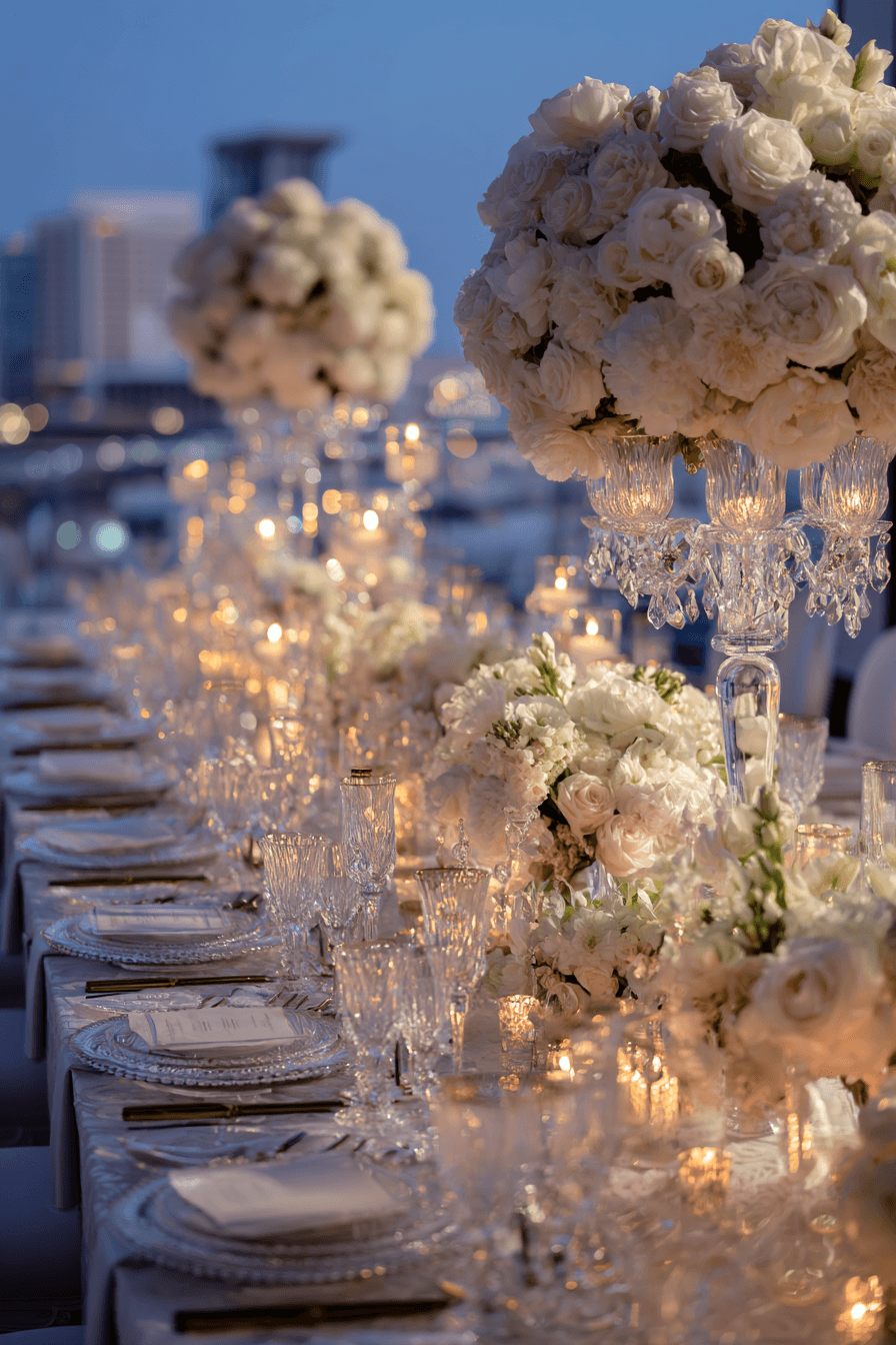 27 Breathtaking Rooftop Wedding Reception Ideas You'll Love