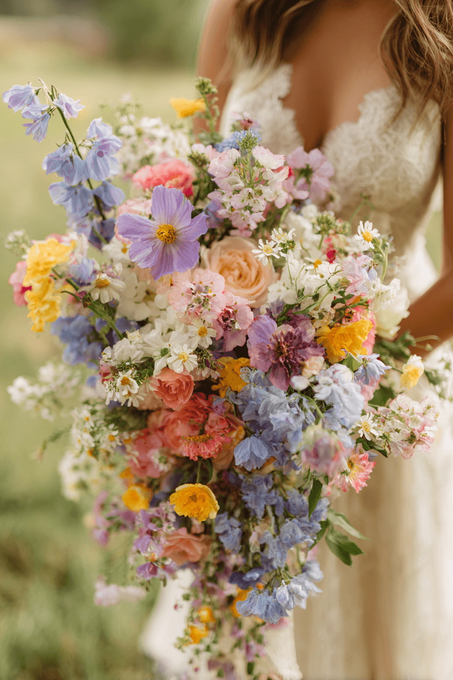 27 Beautiful Cascading Wedding Bouquets for Your Dream Wedding