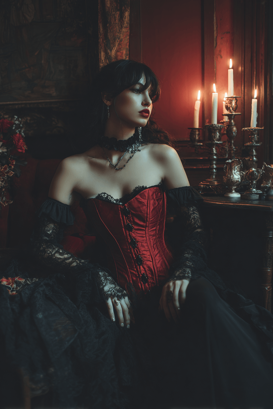 27 Vamp Outfit Inspirations for an Effortlessly Dark Aesthetic