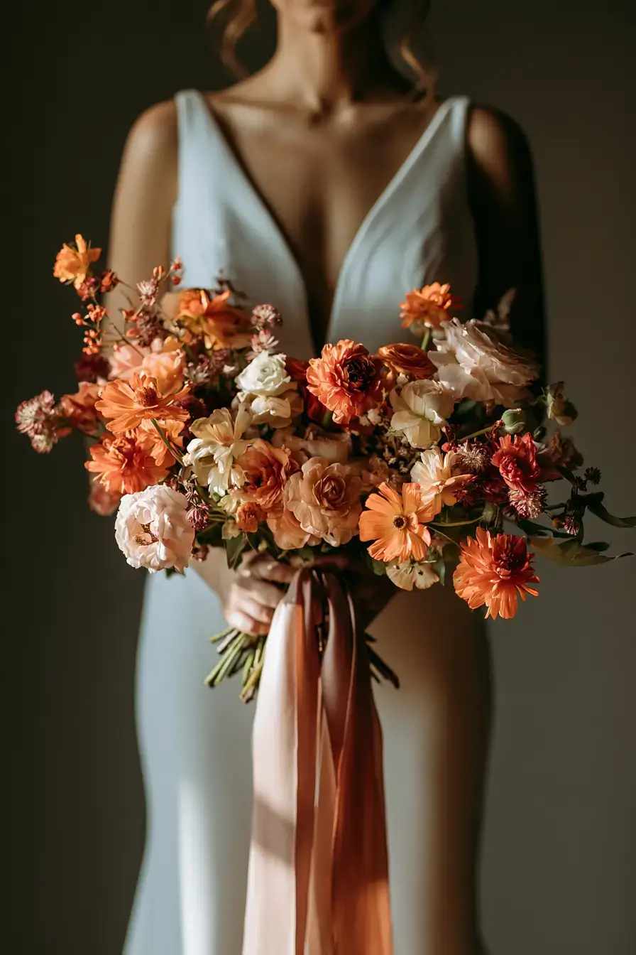 27 Elegant Burnt Orange Wedding Flower Ideas for a Timeless Look