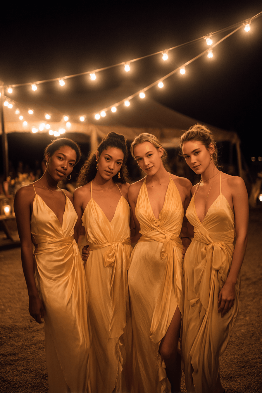 27 Stunning Butter Yellow Bridesmaid Dresses for a Chic Wedding Party