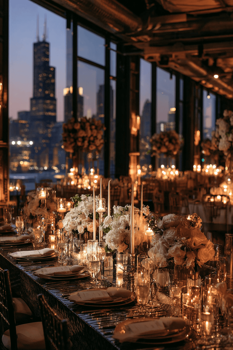 27 Breathtaking Rooftop Wedding Reception Ideas You'll Love