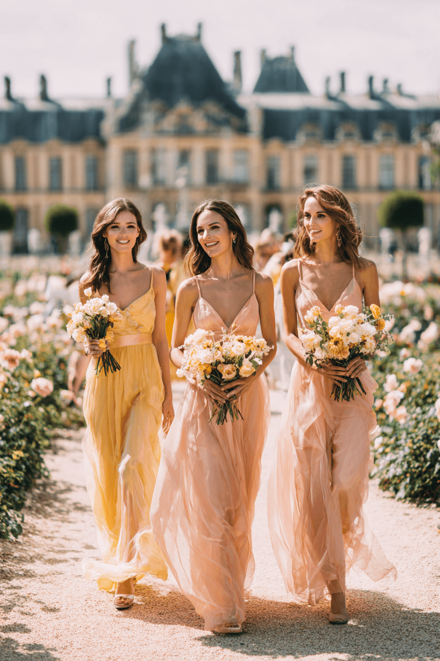27 Stunning Butter Yellow Bridesmaid Dresses for a Chic Wedding Party