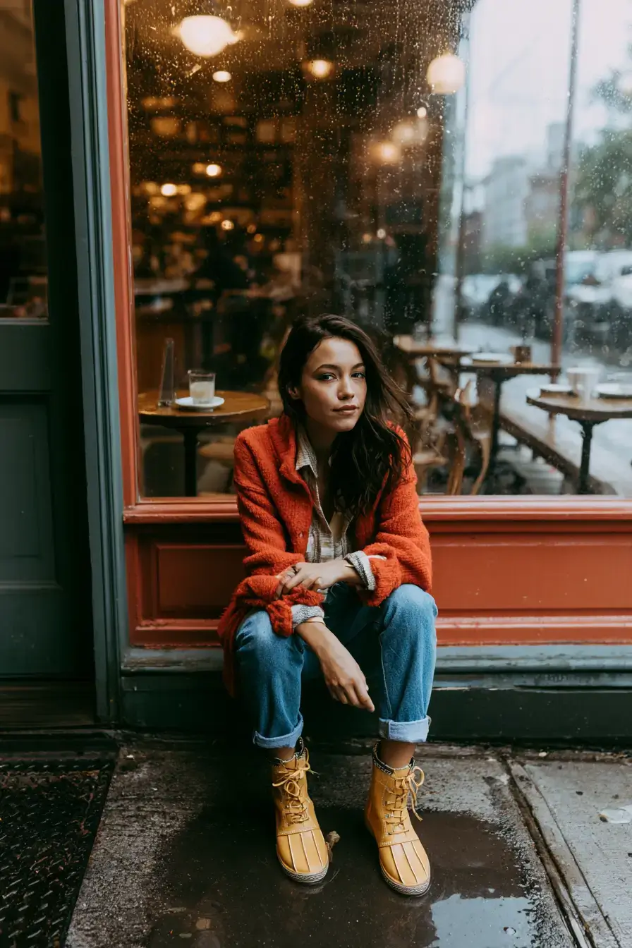 27 Chic Rainy Day Outfits You'll Want to Wear All Season