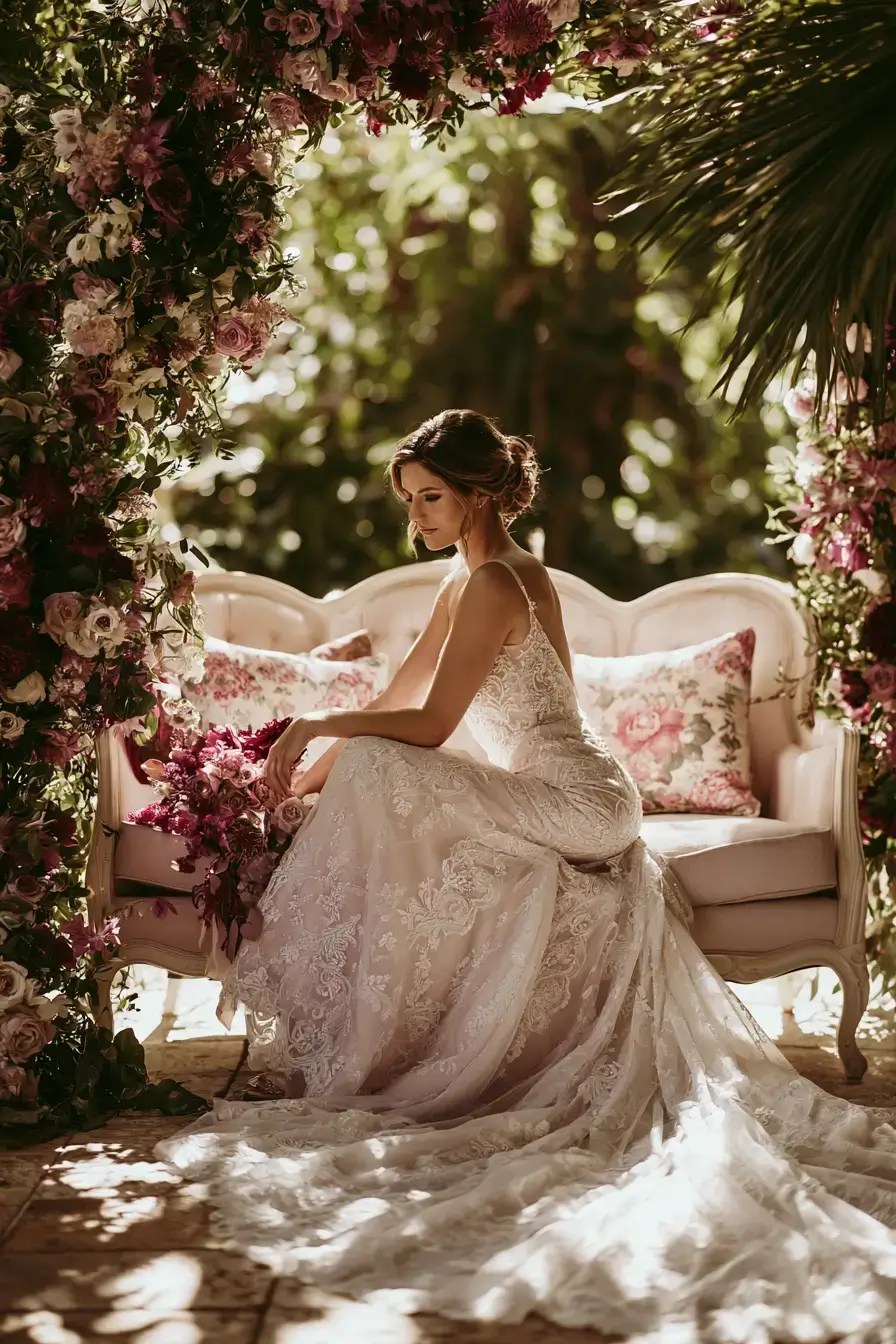 27 Beautiful Burgundy and Blush Wedding Color Combinations