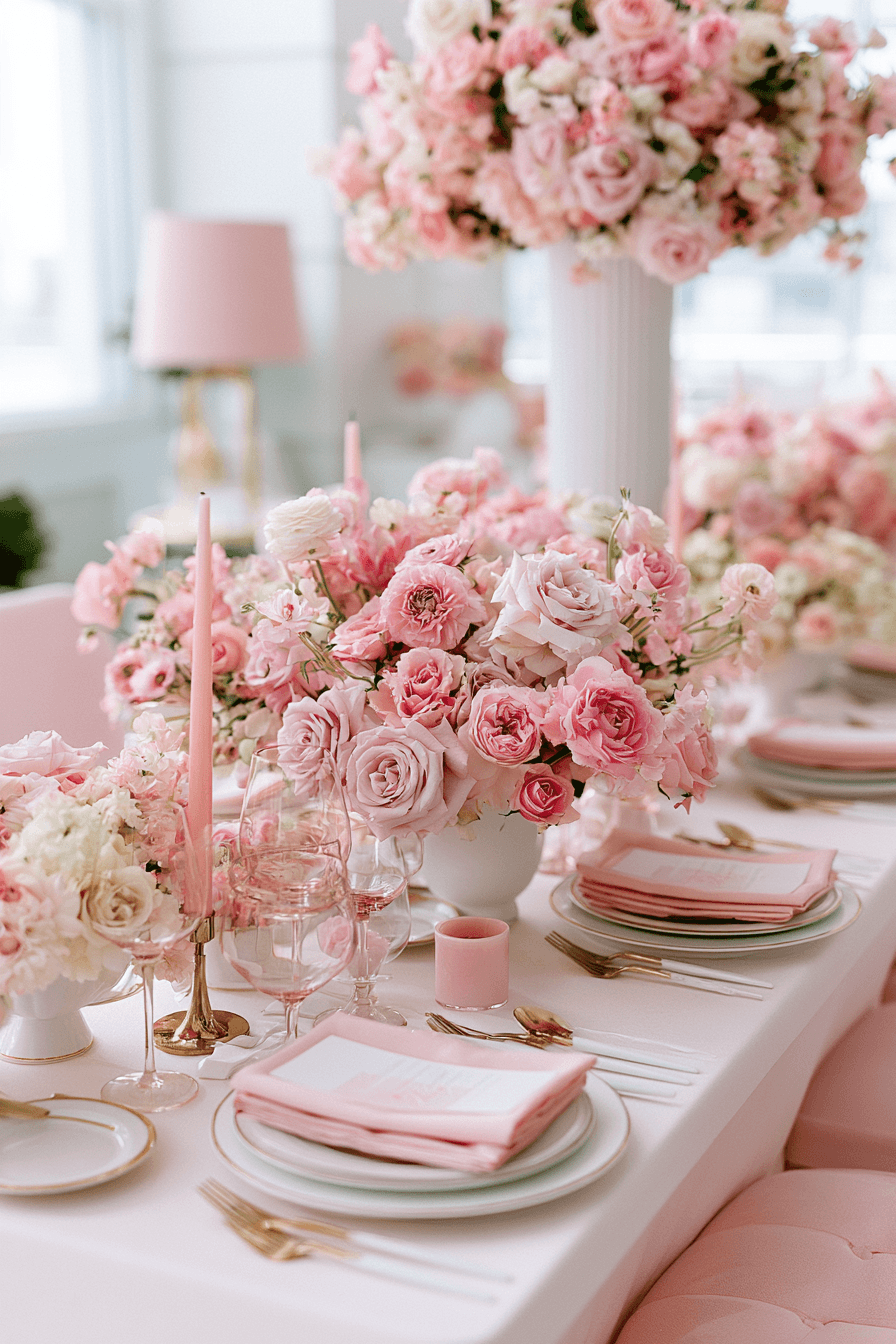 27 Pink and White Birthday Decor Ideas for an Elegant Celebration