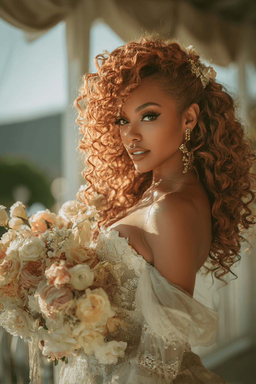 27 Stunning Curly Hair Wedding Styles for Every Bride